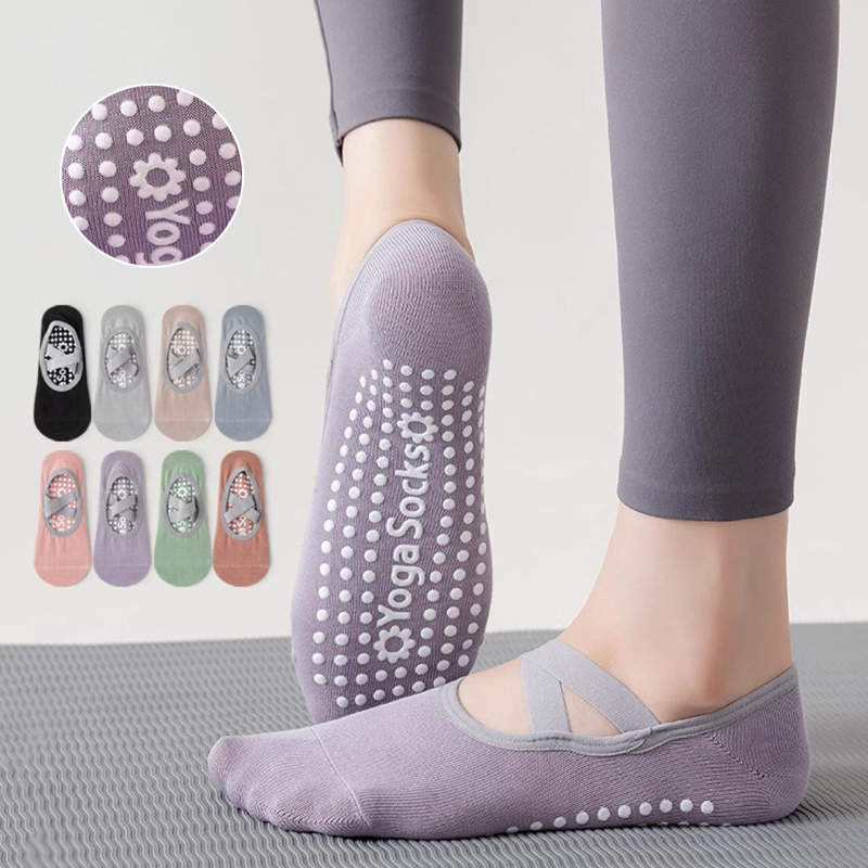 Grip Sock Yoga - Kaus kaki Yoga bawah handuk berongga