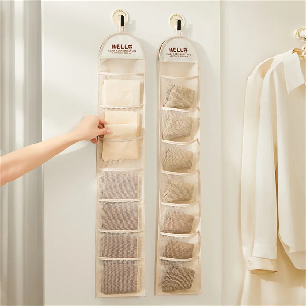 Sock Organizer Tray - Penyimpanan Multi-Layer, Penyimpanan Gantung, Penyimpanan Pintu