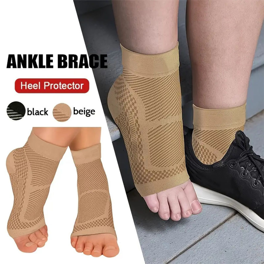 1 Pasang Kaus Kaki Kompresi Ol - Ankle Brace Sock ulasan dan harga