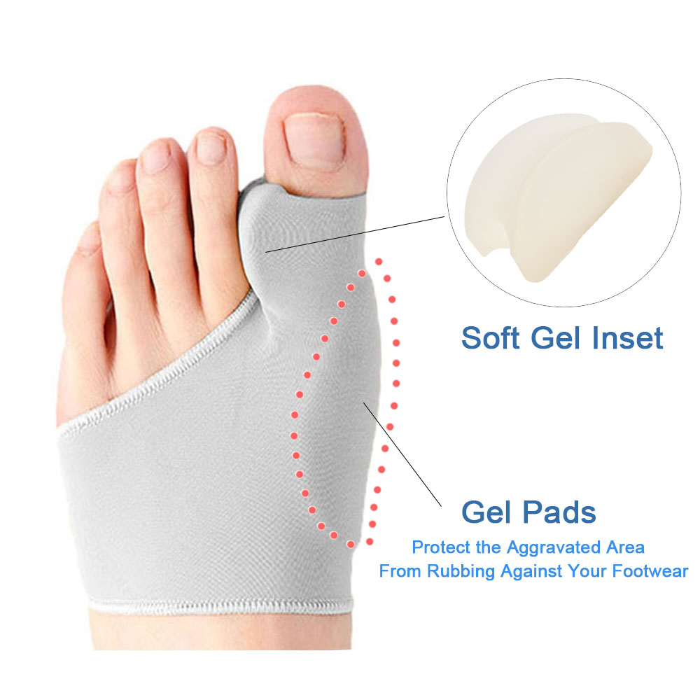 Pemisah jari kaki korektor ibu - Ankle Brace Sock ulasan dan harga
