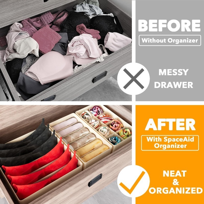 Kotak Penyimpanan Organizer Pa - Sock Organizer Tray ulasan dan harga