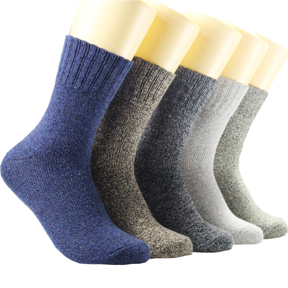 5 Pasang 1 Lot Kaus Kaki Wol H - Cotton Crew Sock Pack ulasan dan harga