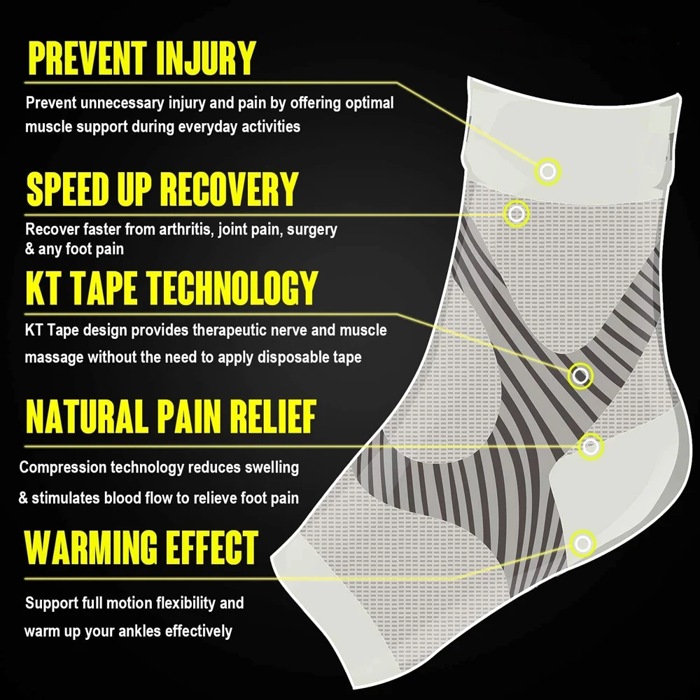 1 Pasang Kaus Kaki Penyangga P - Ankle Brace Sock ulasan dan harga