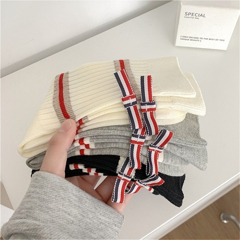 Kaus Kaki Wanita 3-Pak Katun C - Cotton Crew Sock Pack ulasan dan harga
