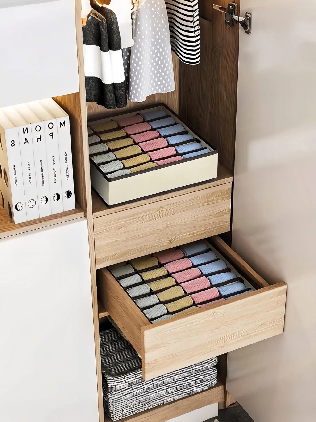 Organizer Untuk Pakaian Dalam, - Sock Organizer Tray ulasan dan harga
