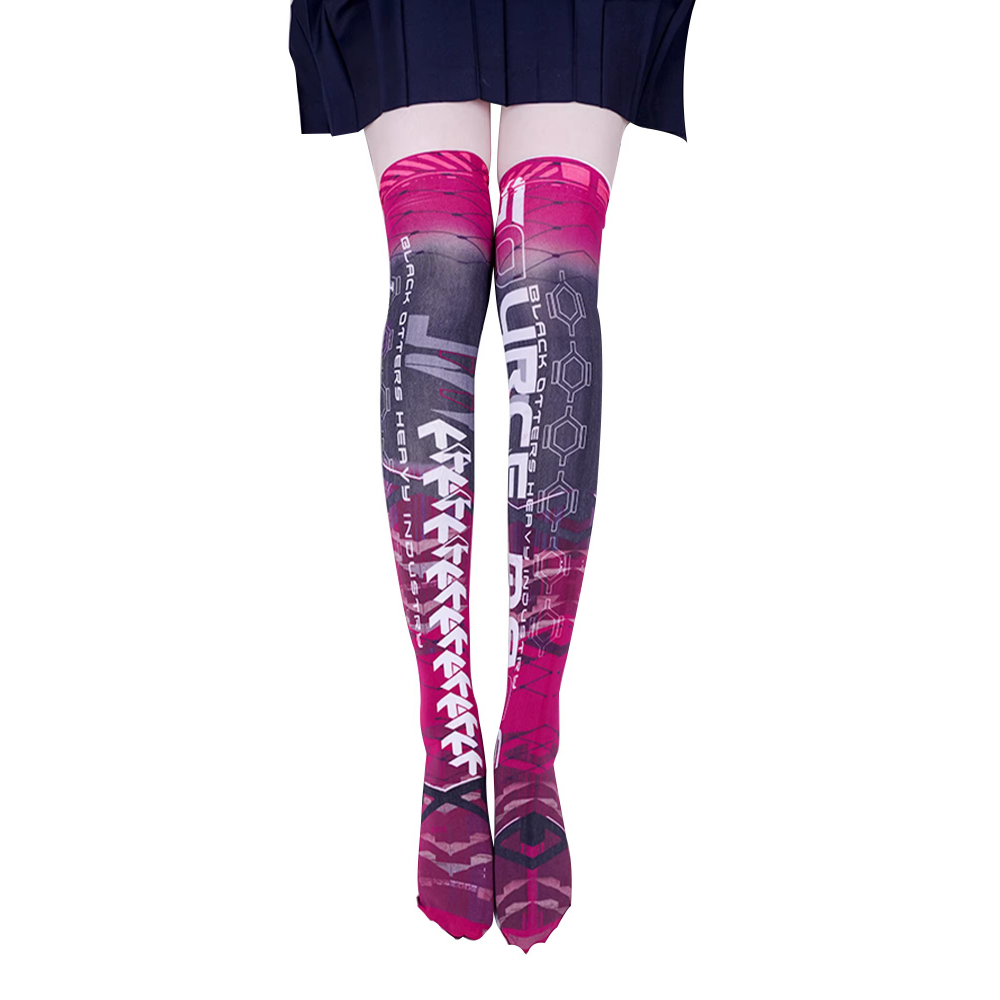 Stoking Robot AI Mech Game Ani - Knee High Sock Women ulasan dan harga