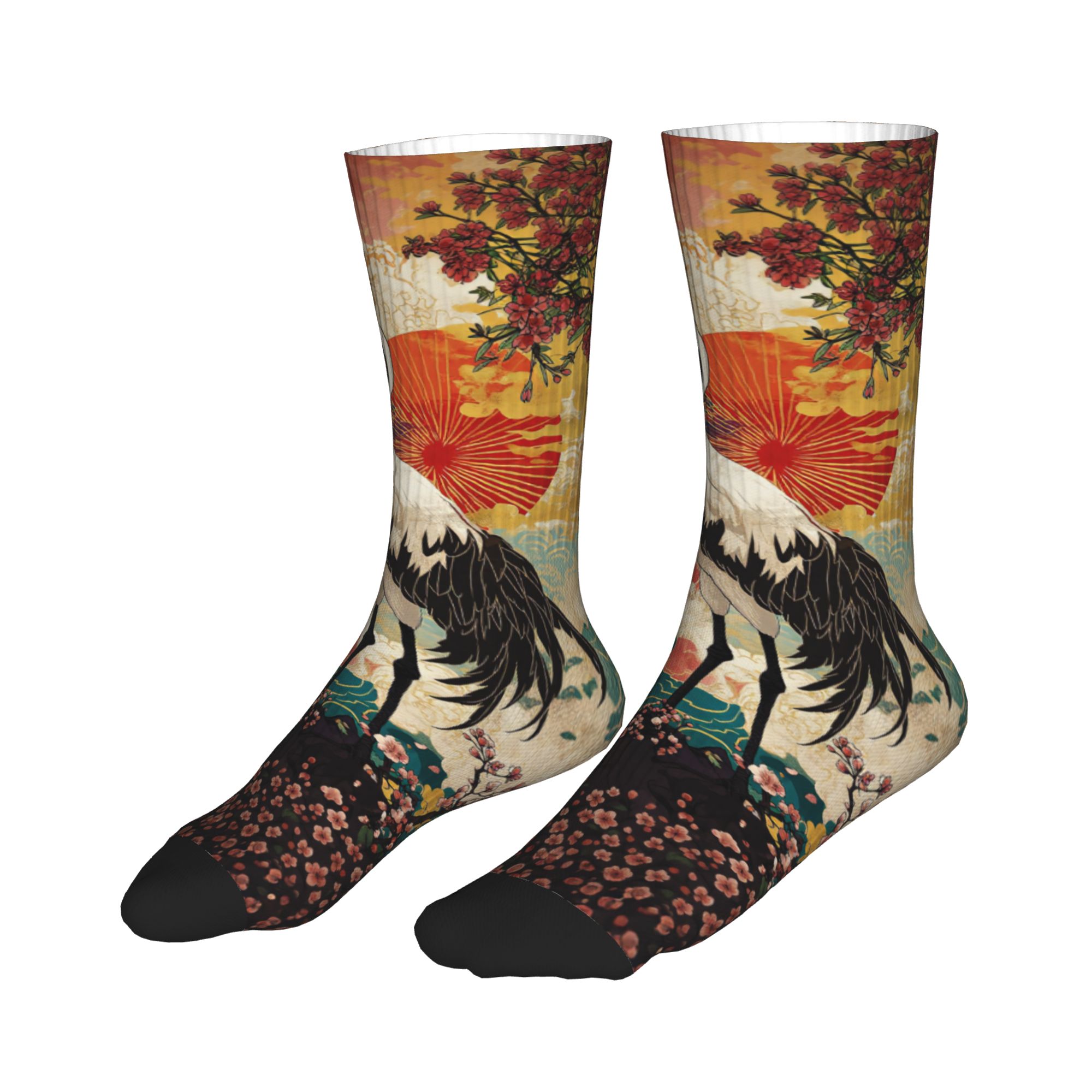 Kaus Kaki Pria Motif Ukiyo-e D - Dress Sock Men ulasan dan harga