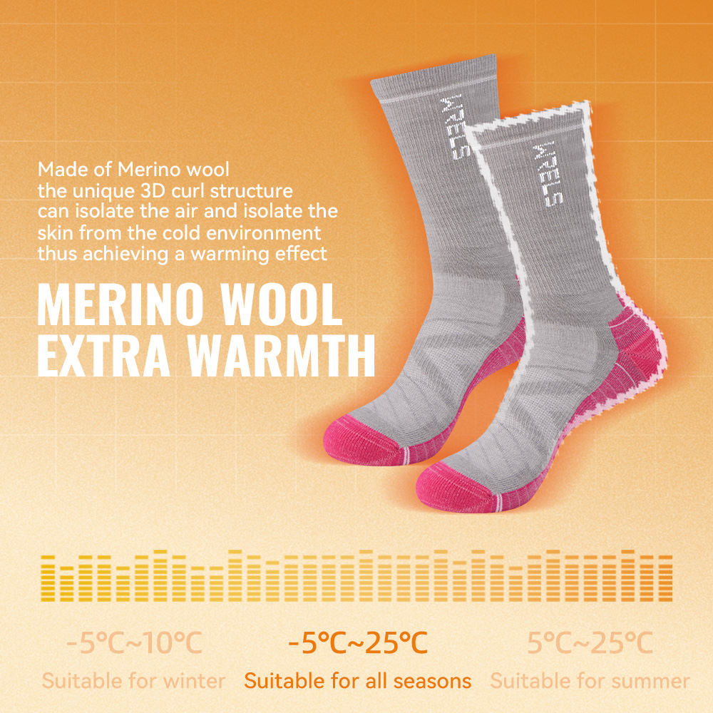 Kaos Kaki Wol Merino WRELS 1/2 - Wool Hiking Sock ulasan dan harga