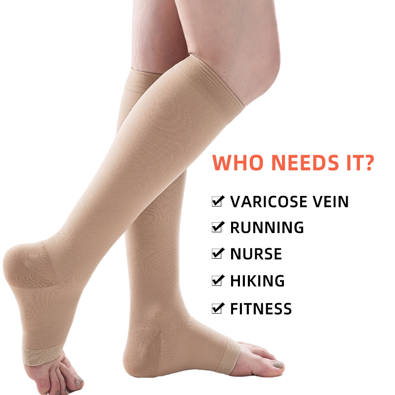 S-5XL 2 buah/pasang kaus kaki  - Compression Sock Medical ulasan dan harga